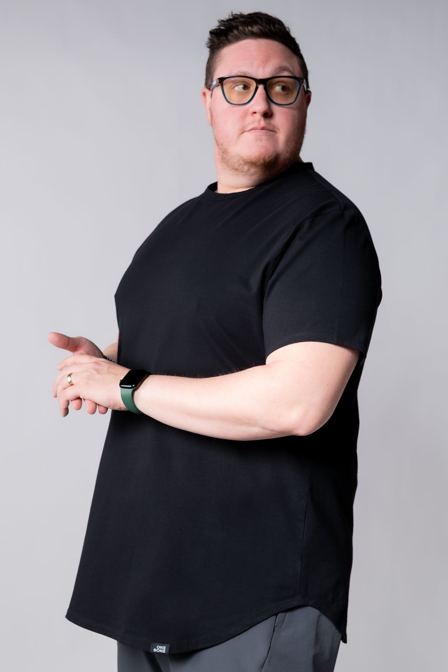 Scoop Tee - 2-Pack - Black sold by One Bone