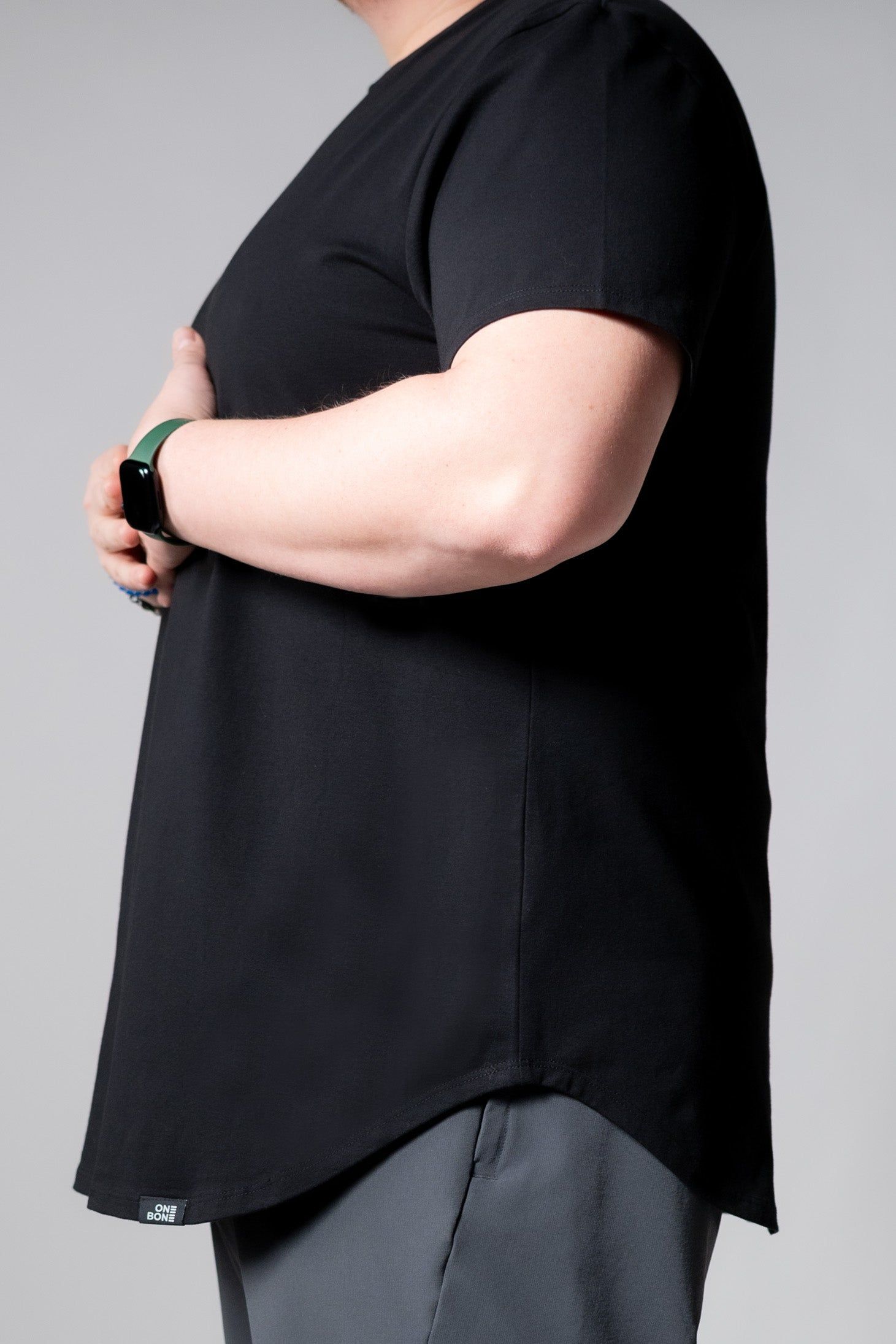 Scoop Tee - 2-Pack - Black sold by One Bone product image thumbnail 5