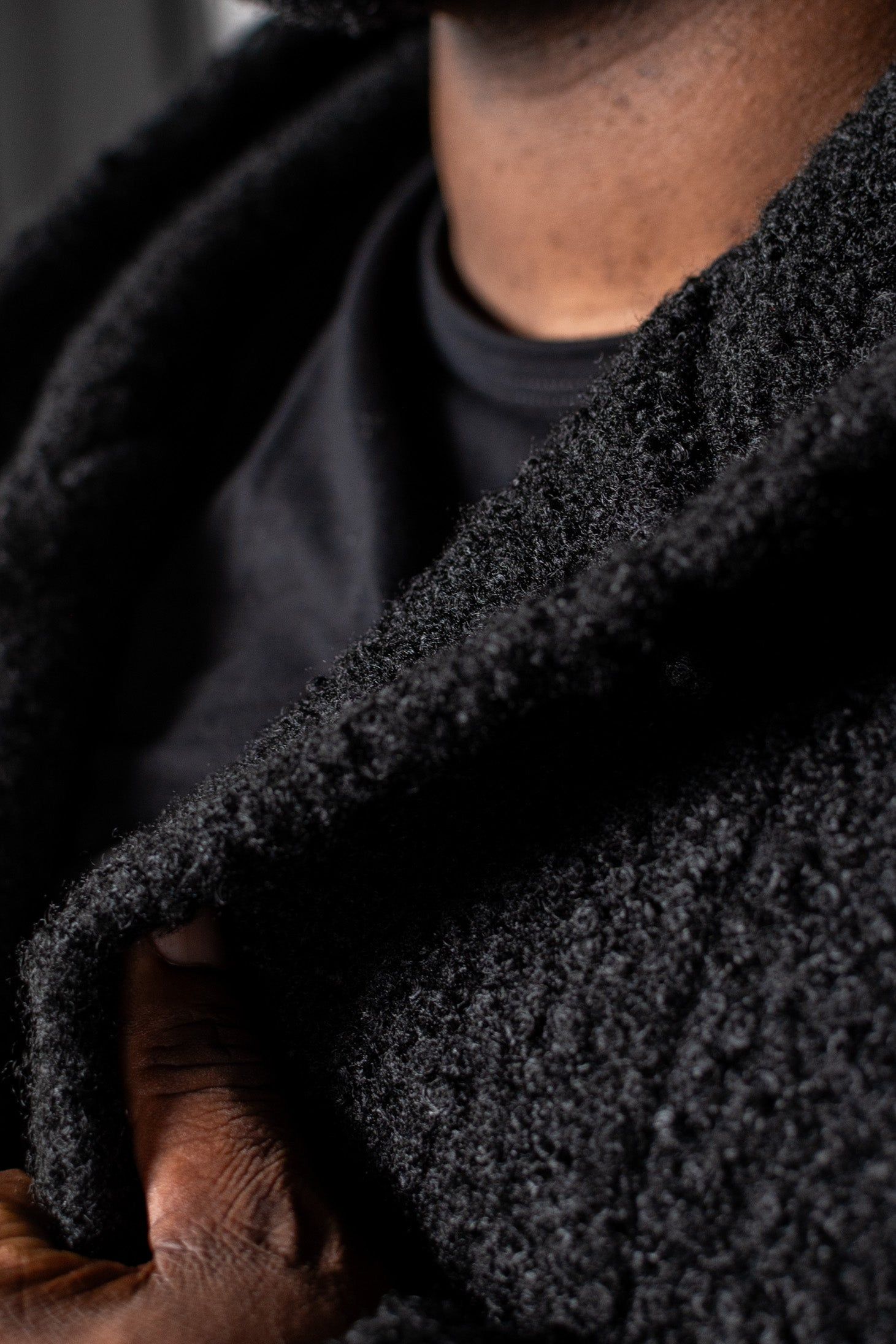 Trench Hoodie - Black sold by One Bone product image thumbnail 4
