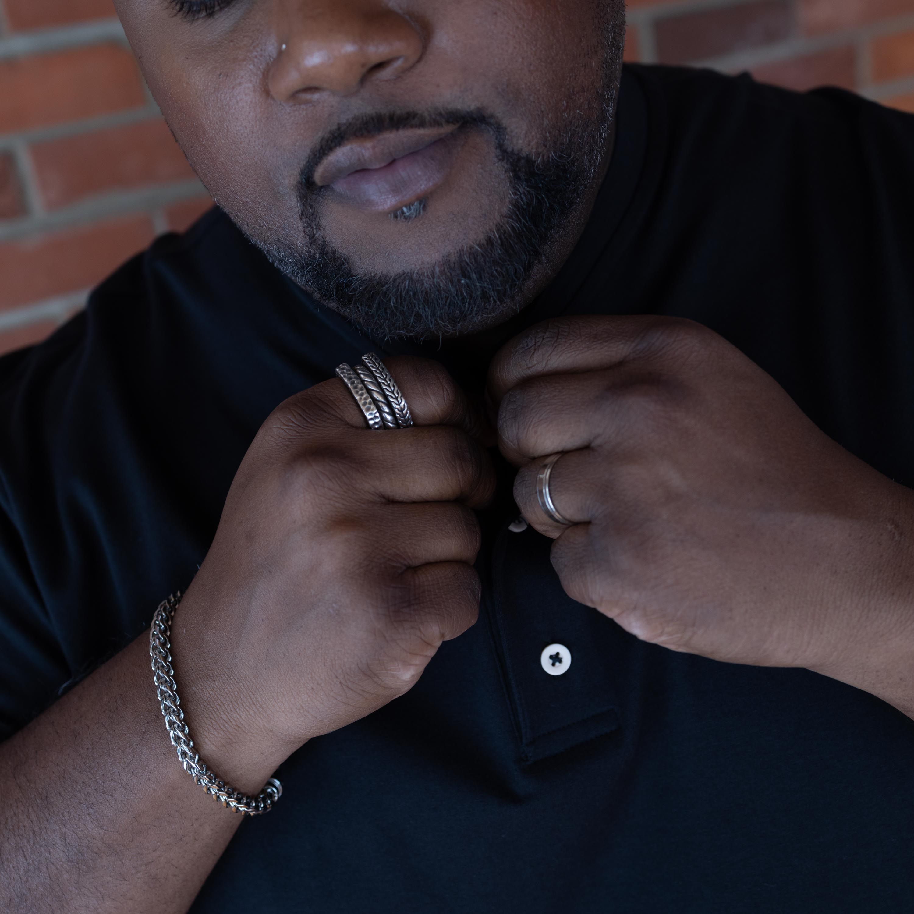 Henley - Black sold by One Bone product image thumbnail 5