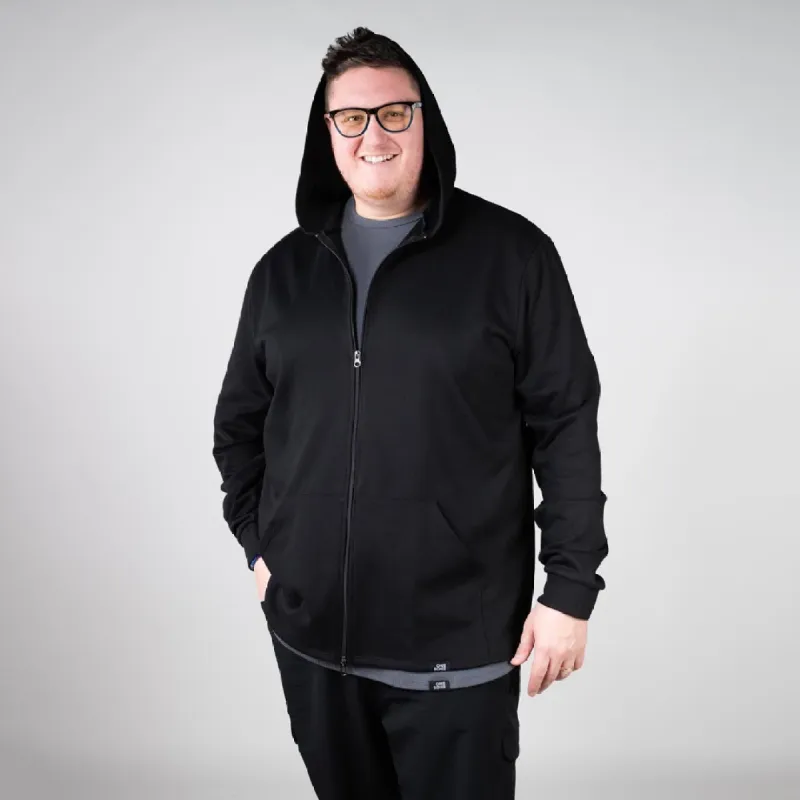 Vic Zip-Up Hoodie - Black sold by One Bone
