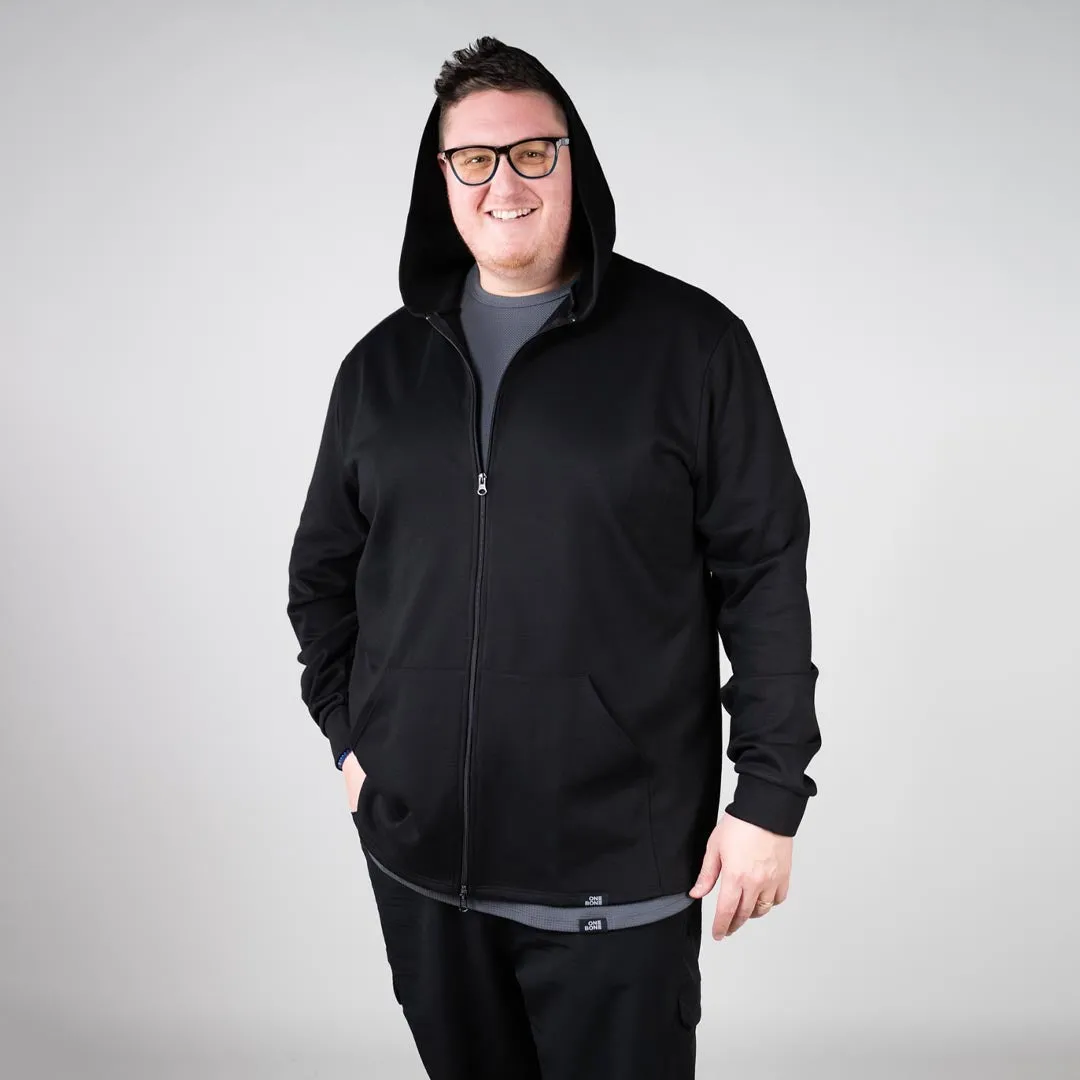 Vic Zip-Up Hoodie - Black sold by One Bone