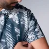 Hybrid Button Up - Glitch Camo sold by One Bone