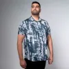 Hybrid Button Up - Glitch Camo sold by One Bone