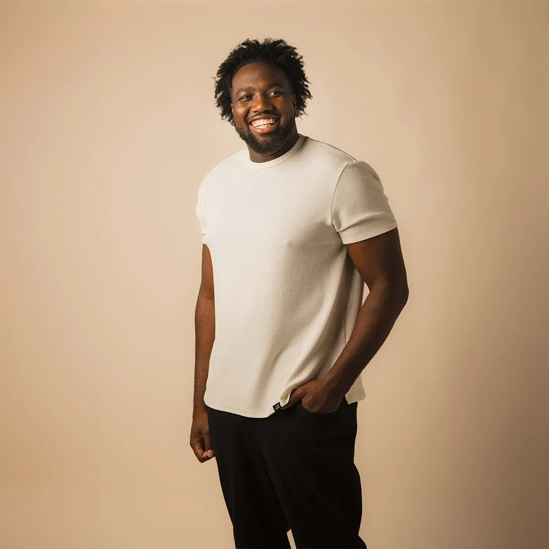 Split Hem Bullet Tee - Off White sold by One Bone product image thumbnail 3