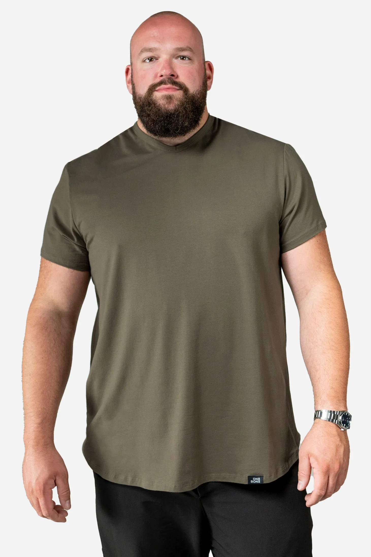 V-Neck - Covert Green sold by One Bone product image thumbnail 3