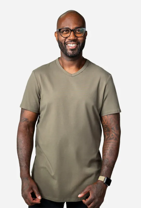 V-Neck - Covert Green sold by One Bone
