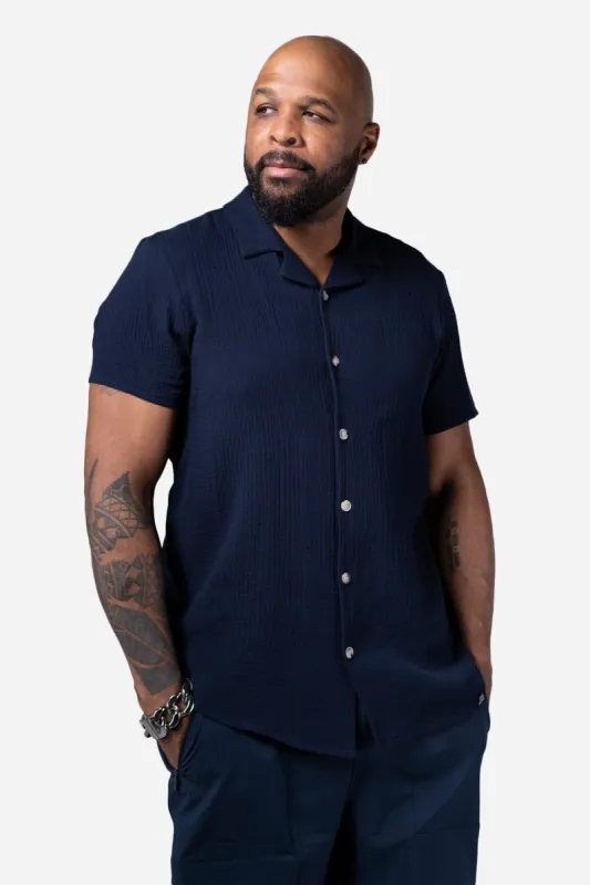 Yacht Shirt - Navy sold by One Bone