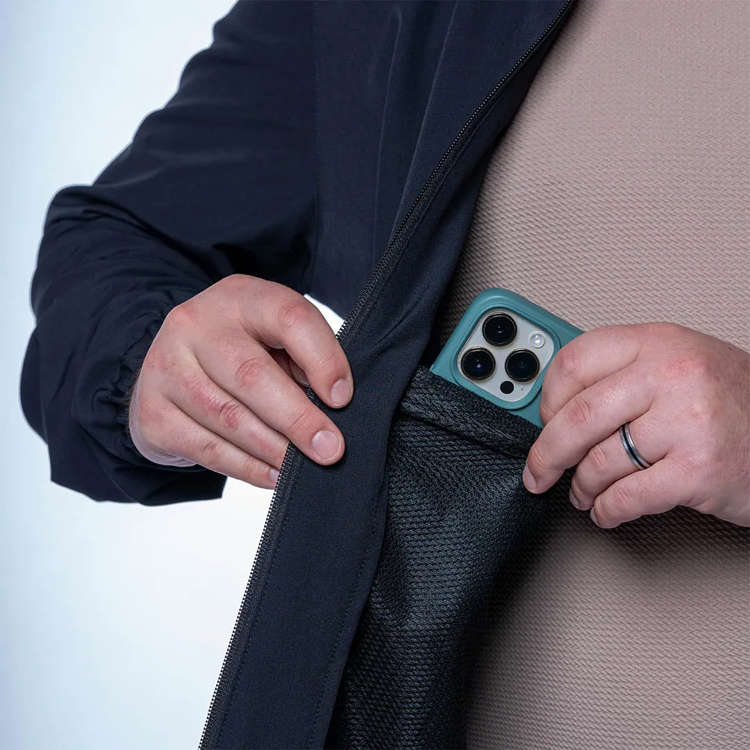 Full Zip Lightweight Coaches Jacket - Black sold by One Bone product image thumbnail 2