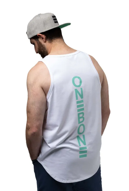 Printed Tank Top - White sold by One Bone