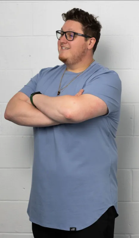 Scoop - T-Shirt - Stone Blue sold by One Bone