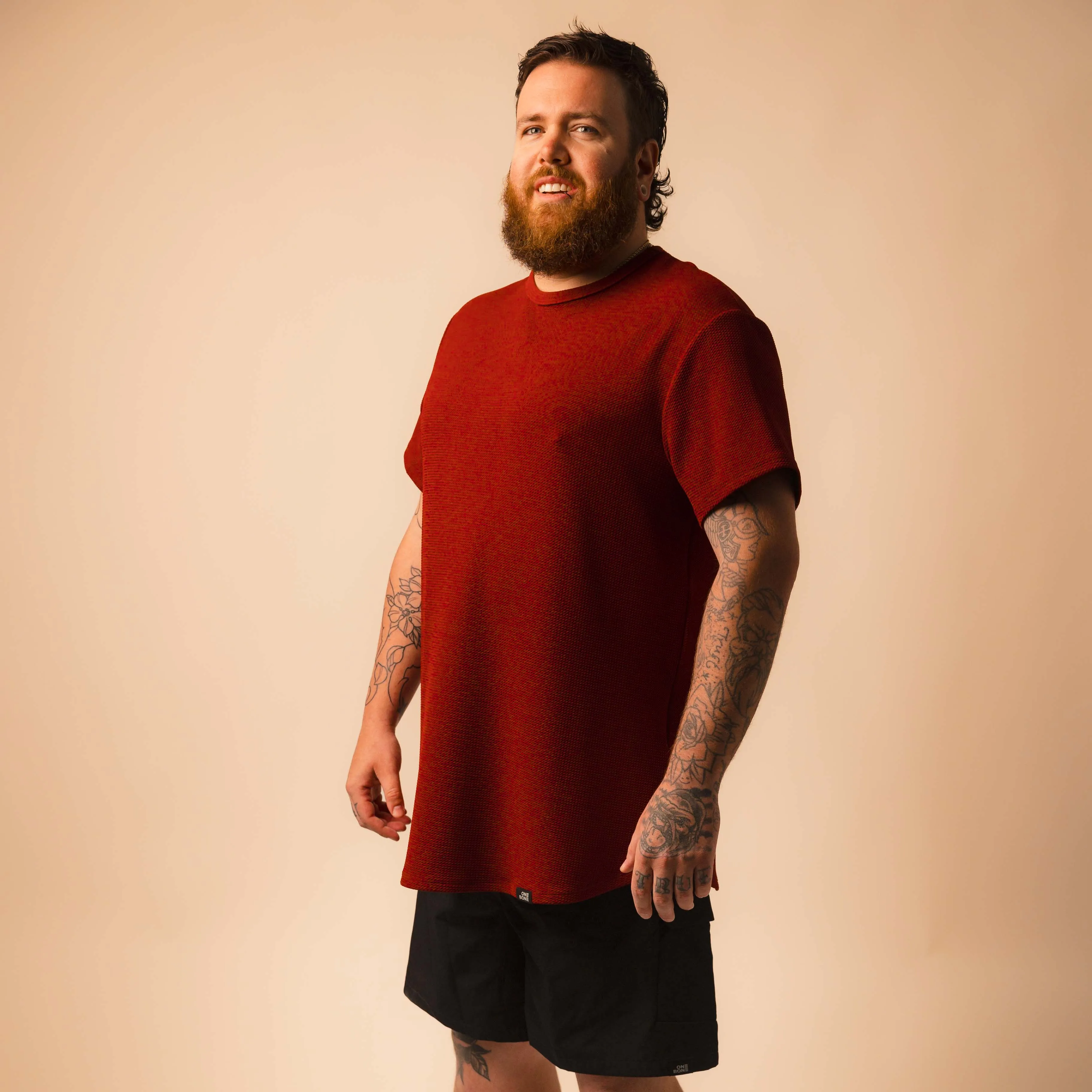 Bullet Tee - Merlot sold by One Bone