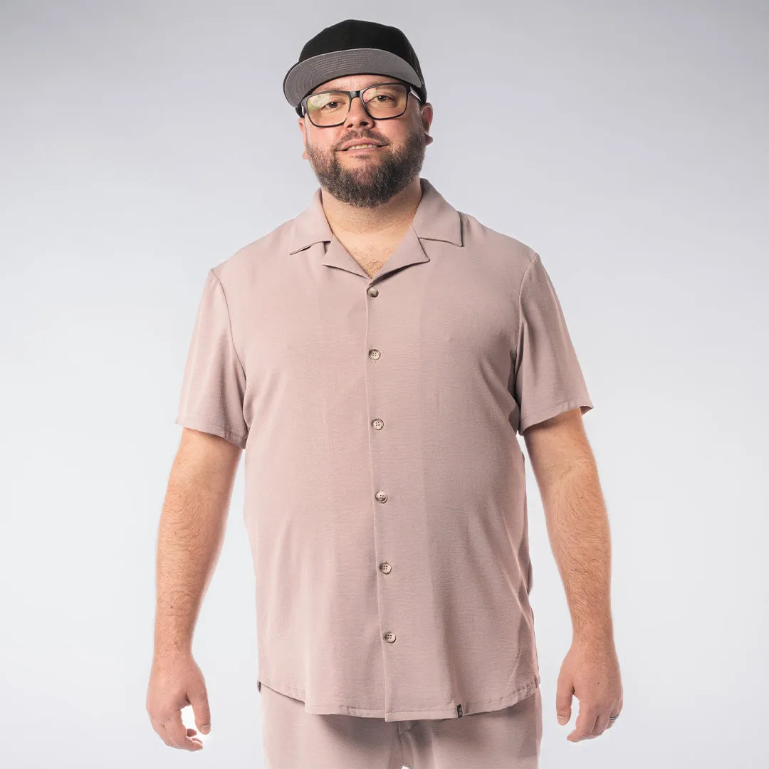 Airflow Yacht Shirt - Ash Elderberry sold by One Bone