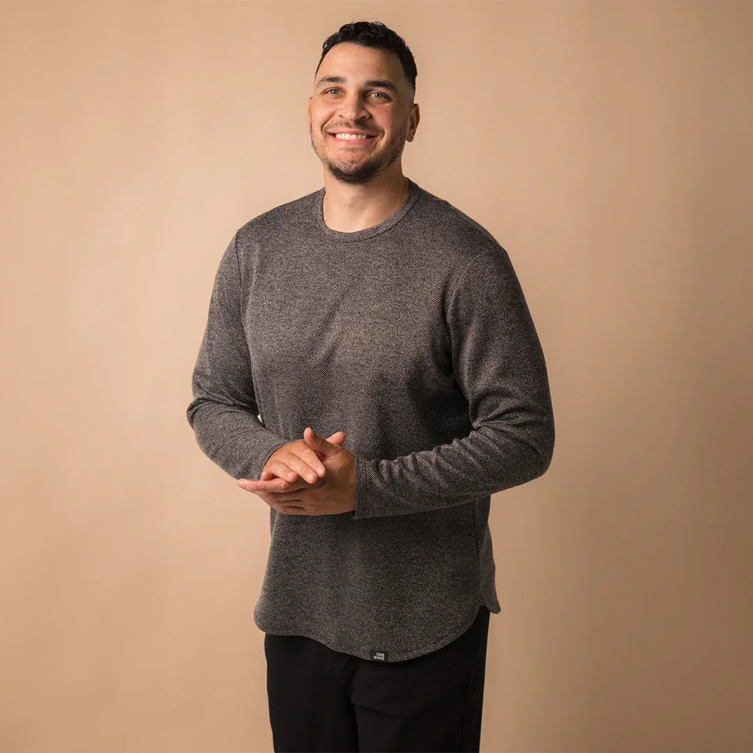 Captain Crewneck Sweater V2 - Black Smoke sold by One Bone product image thumbnail 4