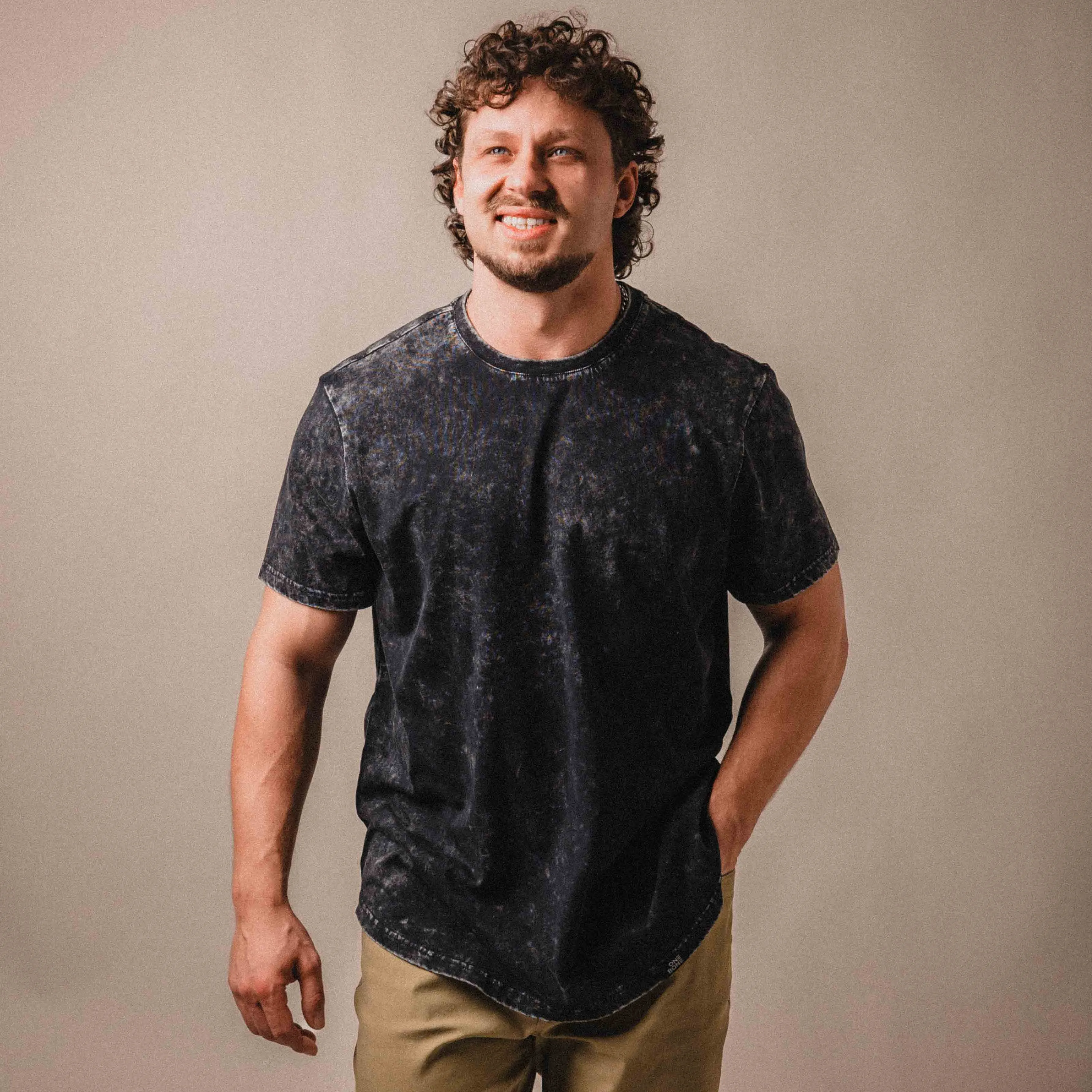 Stone Wash Tee - Black Marble sold by One Bone product image thumbnail 2