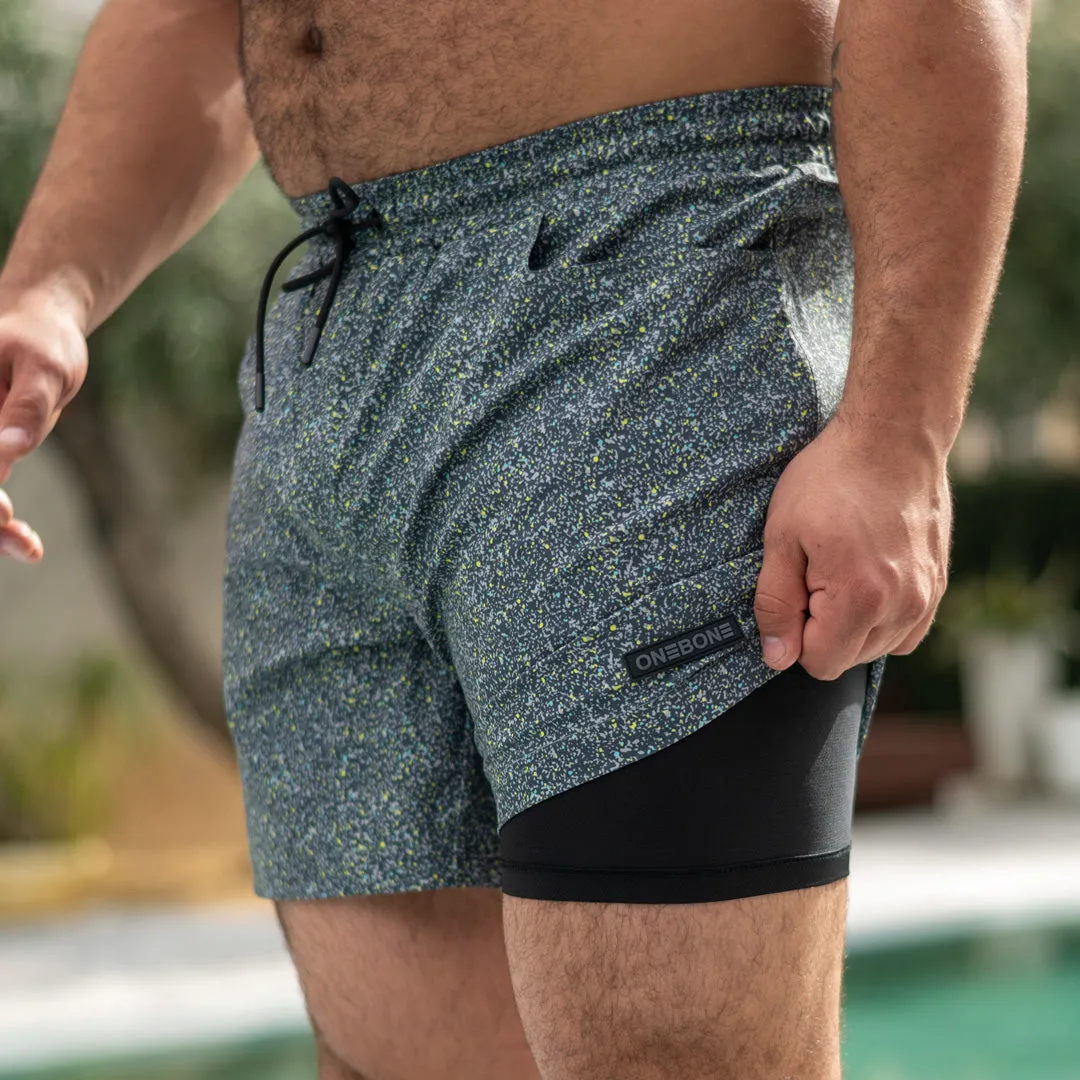 Hybrid Swim Short - Ocean sold by One Bone
