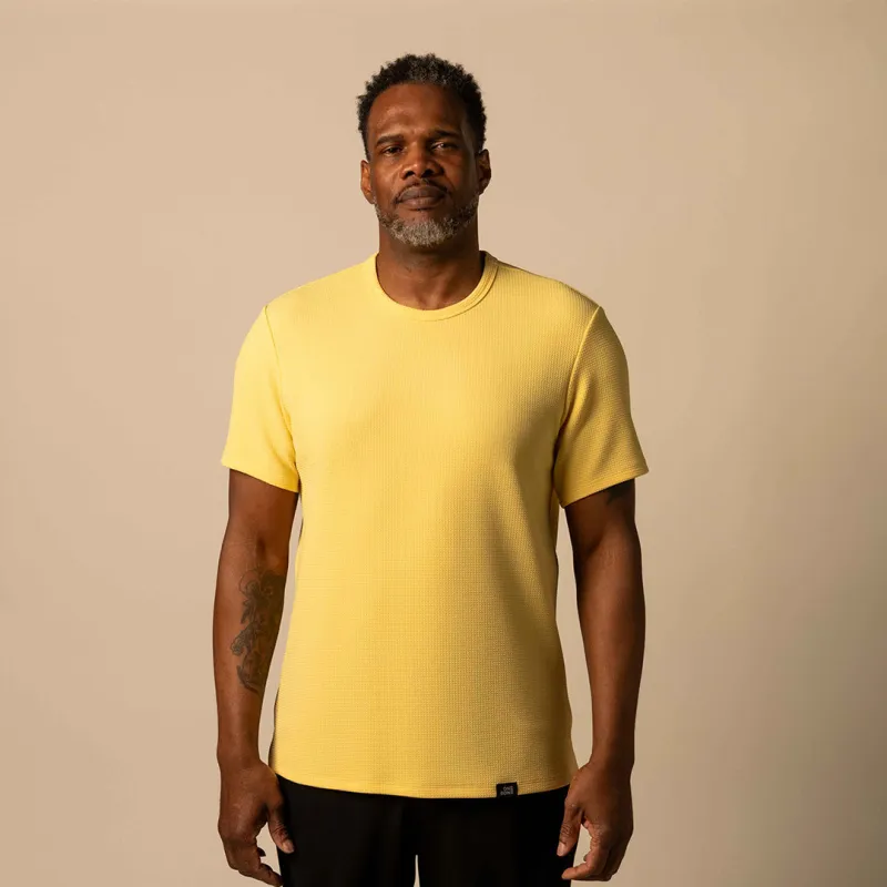 Split Hem Bullet Tee - Popcorn sold by One Bone