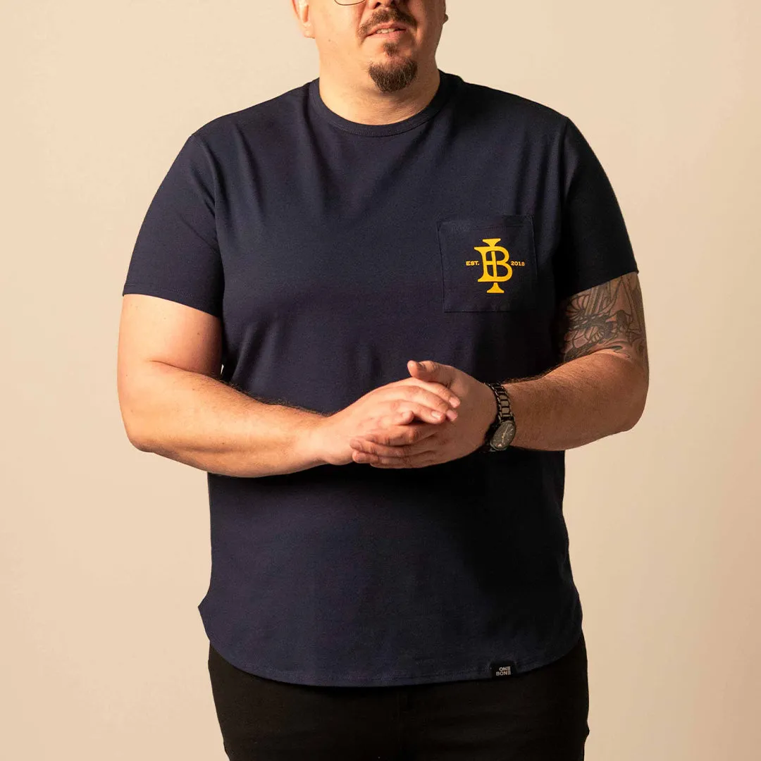 Owner's Club Pocket Tee - Navy sold by One Bone product image thumbnail 4
