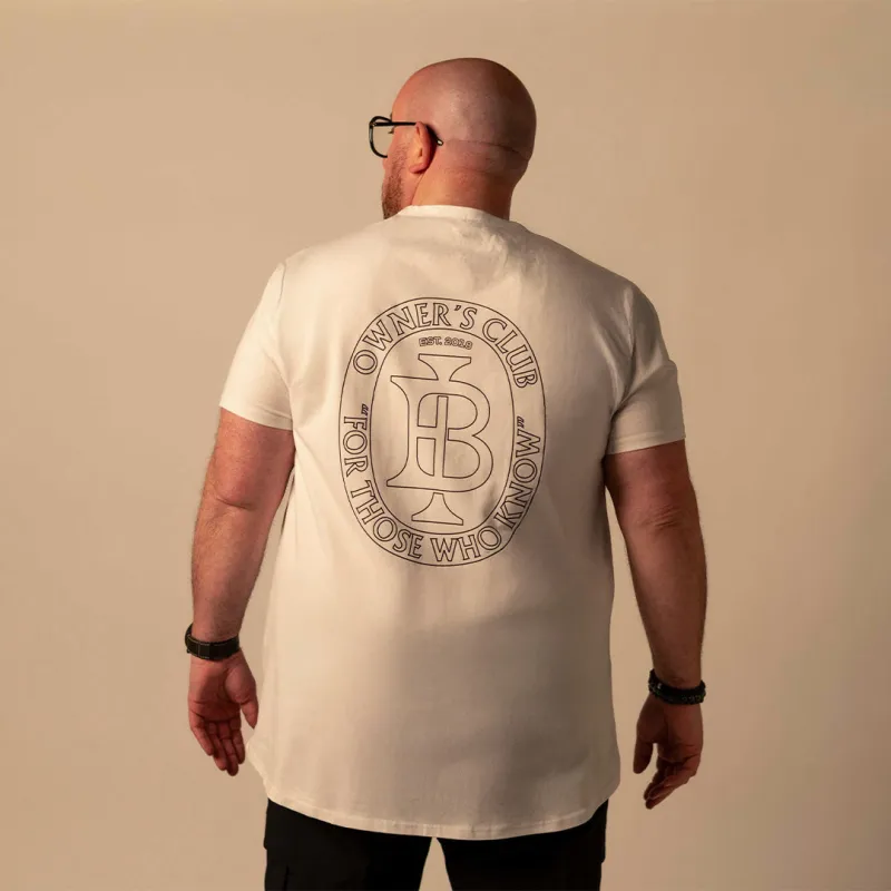 Owner's Club Pocket Tee - White sold by One Bone