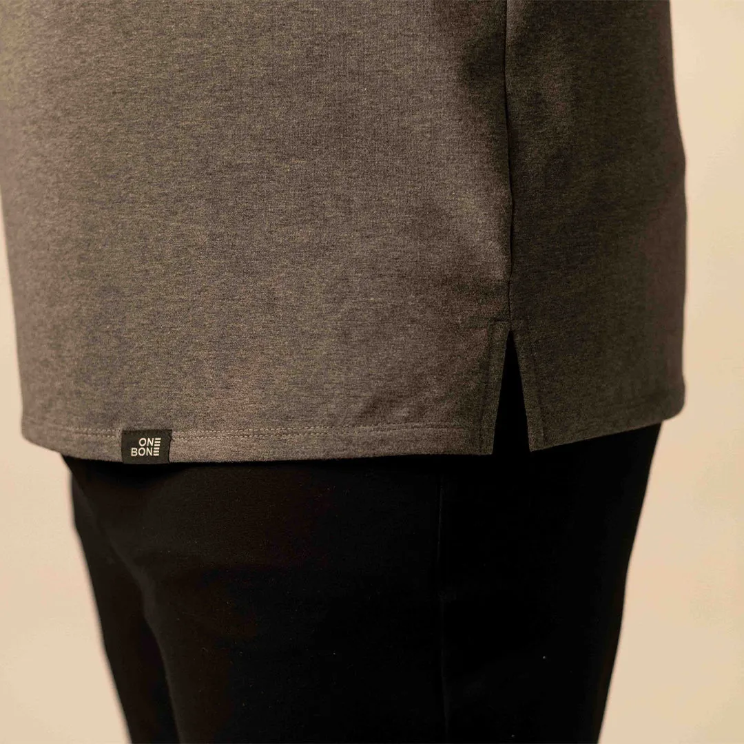 Short Sleeve Hoodie - Charcoal sold by One Bone product image thumbnail 4