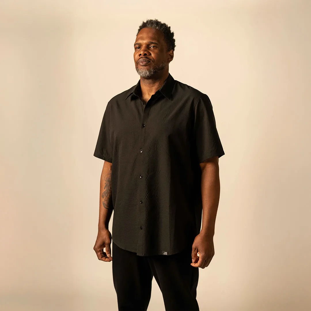 Hybrid Button Up - Black sold by One Bone