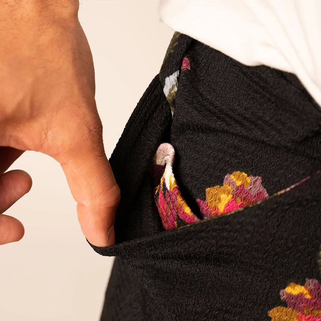 Floral Yacht Short - Black sold by One Bone product image thumbnail 4