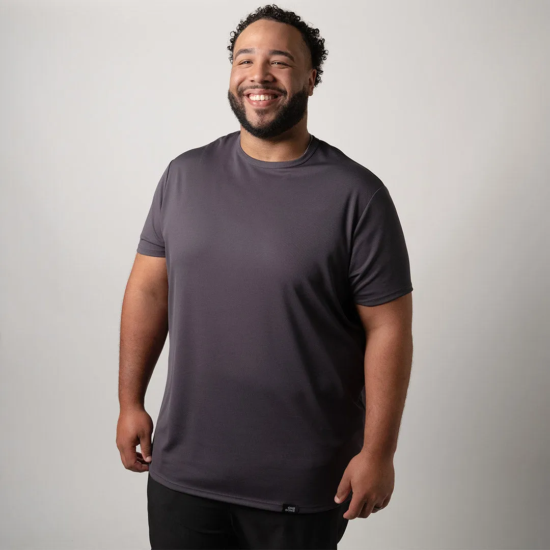 Split Hem Everywear Tee - Dark Grey sold by One Bone product image thumbnail 2