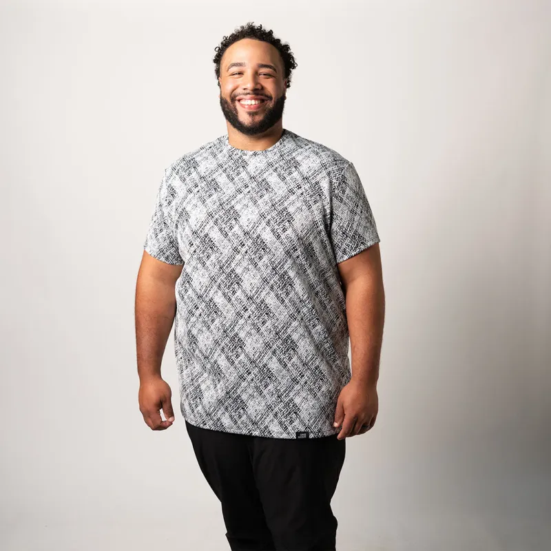 Jacquard Printed Tee - Static sold by One Bone