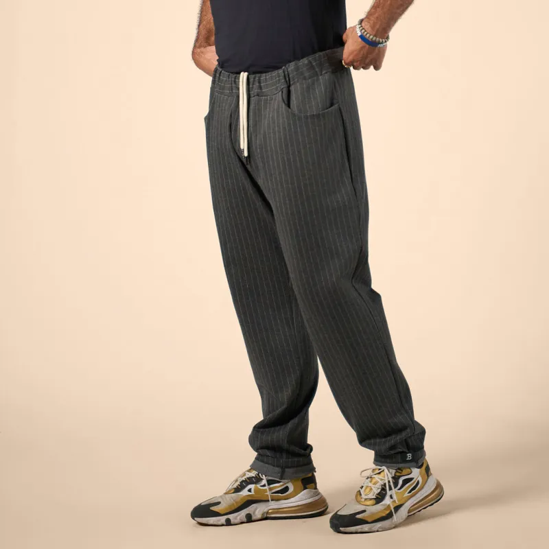 Outwork Pant - Grey Pinstripe sold by One Bone