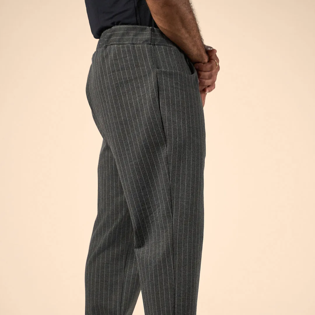 Outwork Pant - Grey Pinstripe sold by One Bone product image thumbnail 2