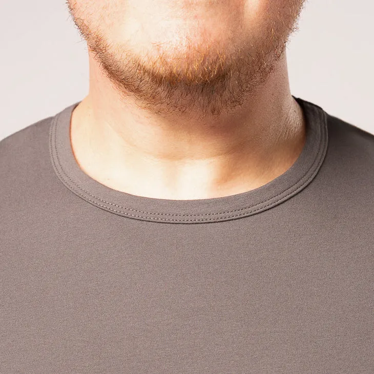 Split Hem Cotton 95/5 - Midnight Grey sold by One Bone product image thumbnail 5