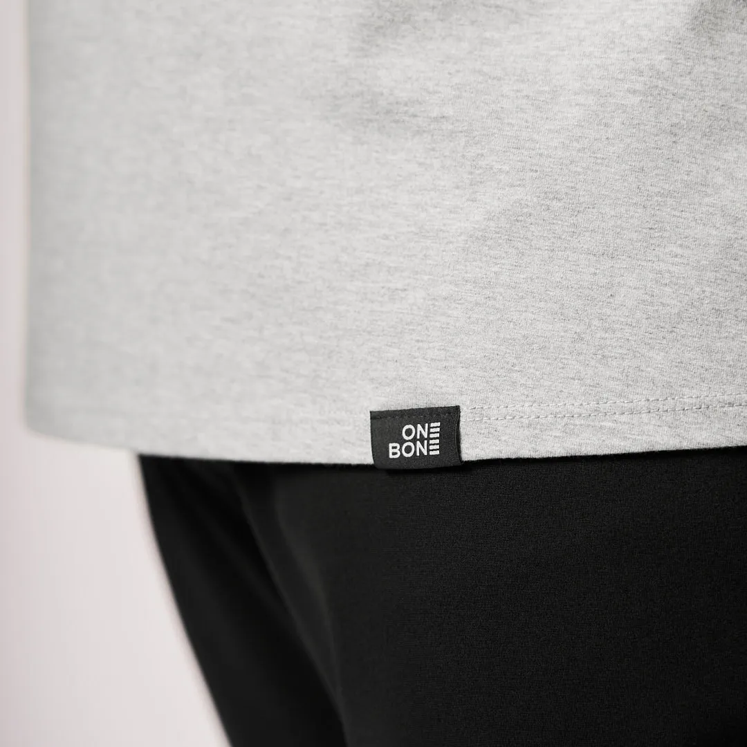 Split Hem Cotton 95/5 - Grey Mix sold by One Bone product image thumbnail 5