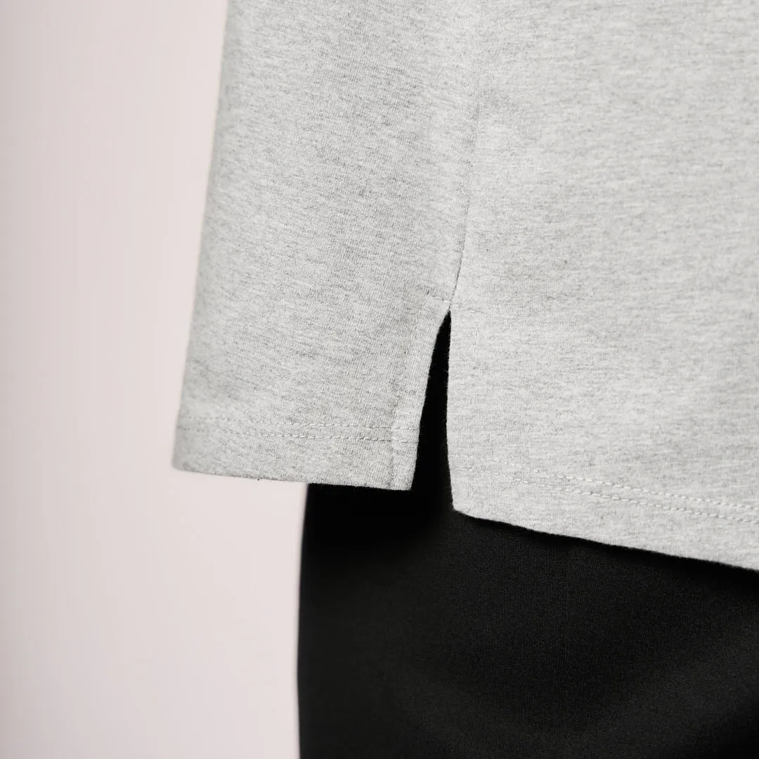 Split Hem Cotton 95/5 - Grey Mix sold by One Bone product image thumbnail 2