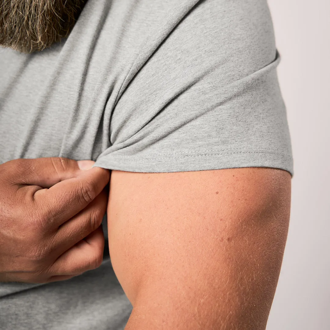 Split Hem Cotton 95/5 - Grey Mix sold by One Bone product image thumbnail 4