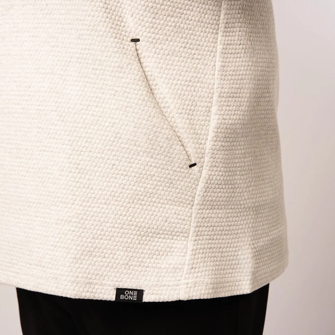 Honeycomb Crewneck Sweater - Chalk sold by One Bone product image thumbnail 4