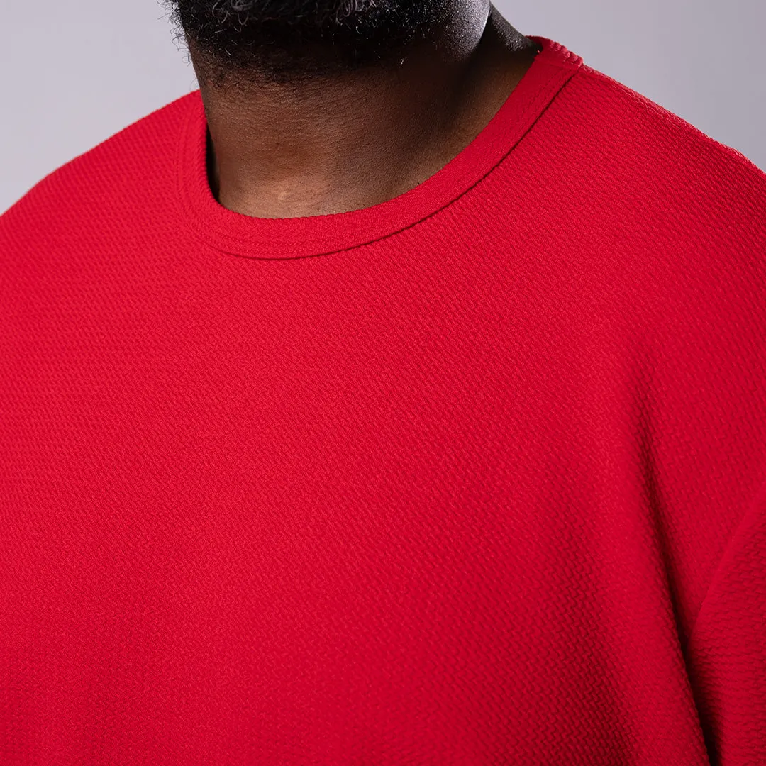 Split Hem Bullet Tee - Red sold by One Bone product image thumbnail 2