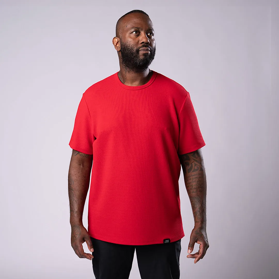 Split Hem Bullet Tee - Red sold by One Bone product image thumbnail 5