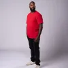 Split Hem Bullet Tee - Red sold by One Bone