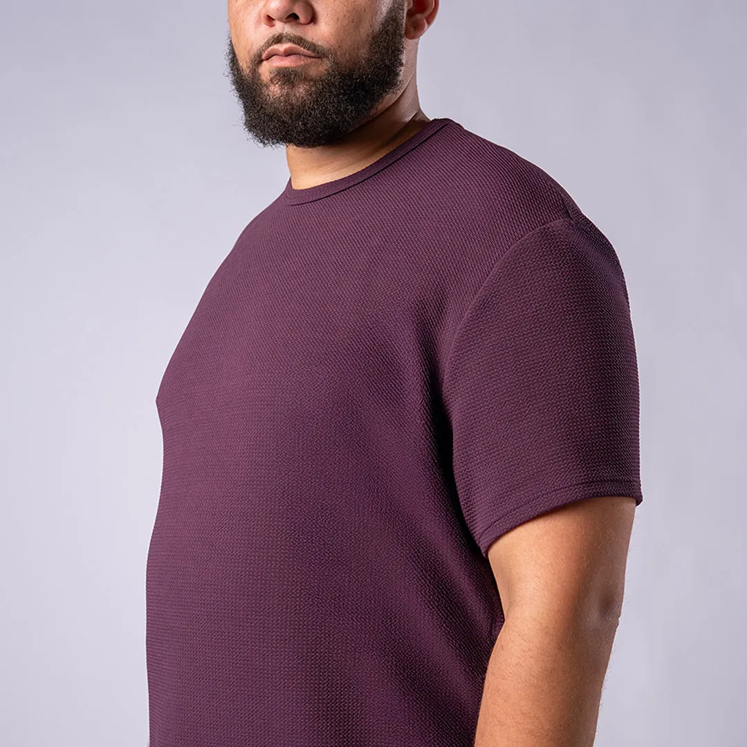 Split Hem Bullet Tee - Dark Purple sold by One Bone product image thumbnail 3