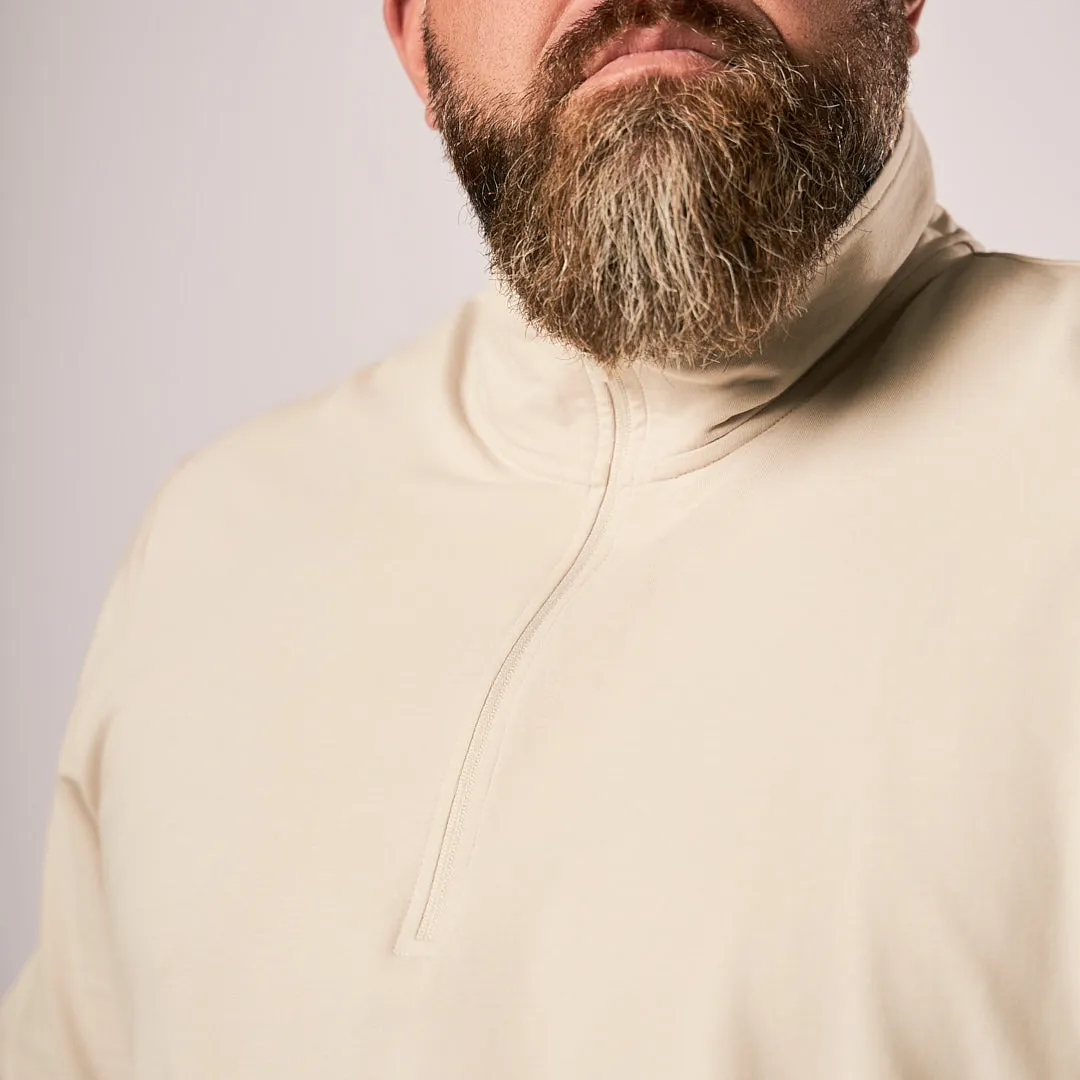 French Terry Quarter Zip - Bone sold by One Bone product image thumbnail 3