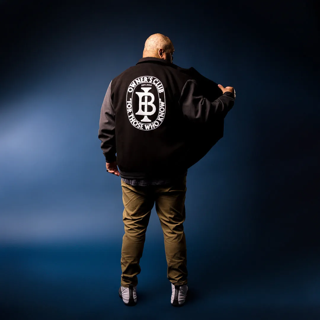 OFF FIELD Varsity Jacket - Black/Charcoal sold by One Bone product image thumbnail 3
