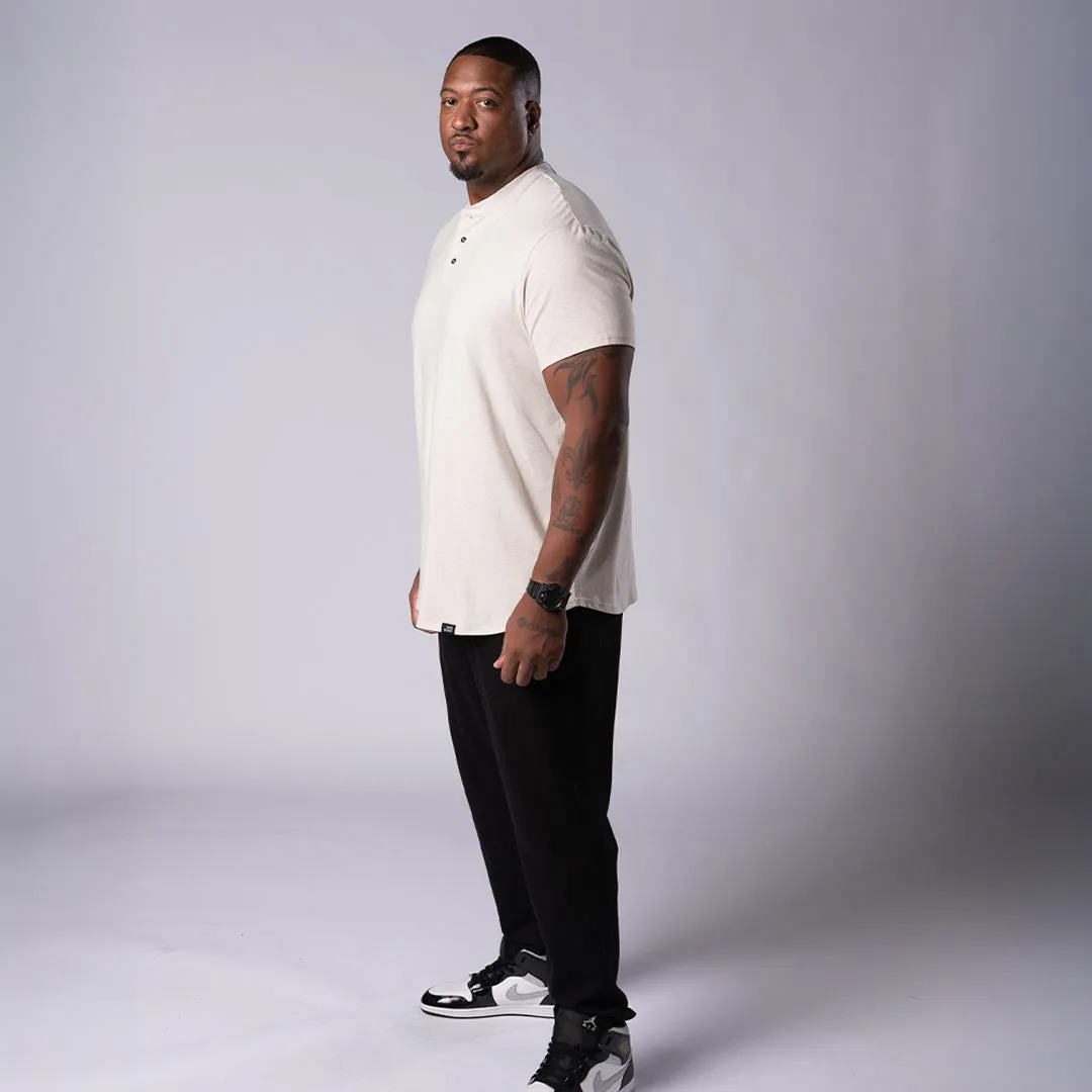 Henley - Oatmeal sold by One Bone product image thumbnail 3