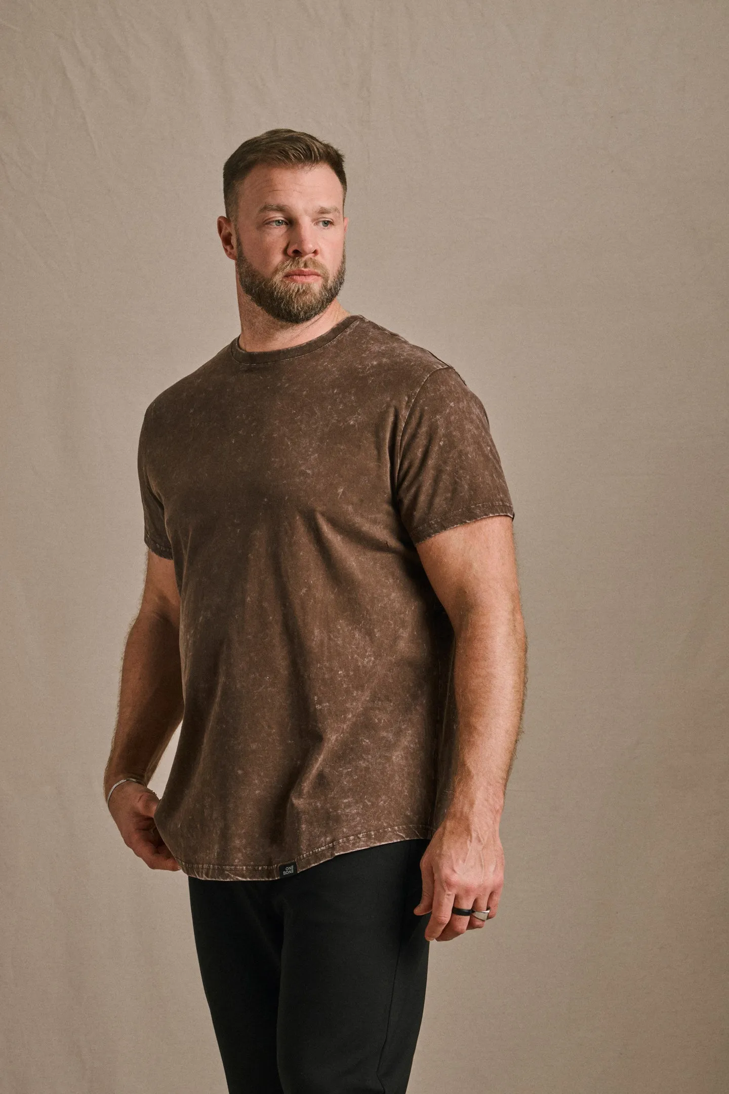 Stone Wash Tee - Coffee Marble sold by One Bone product image thumbnail 2