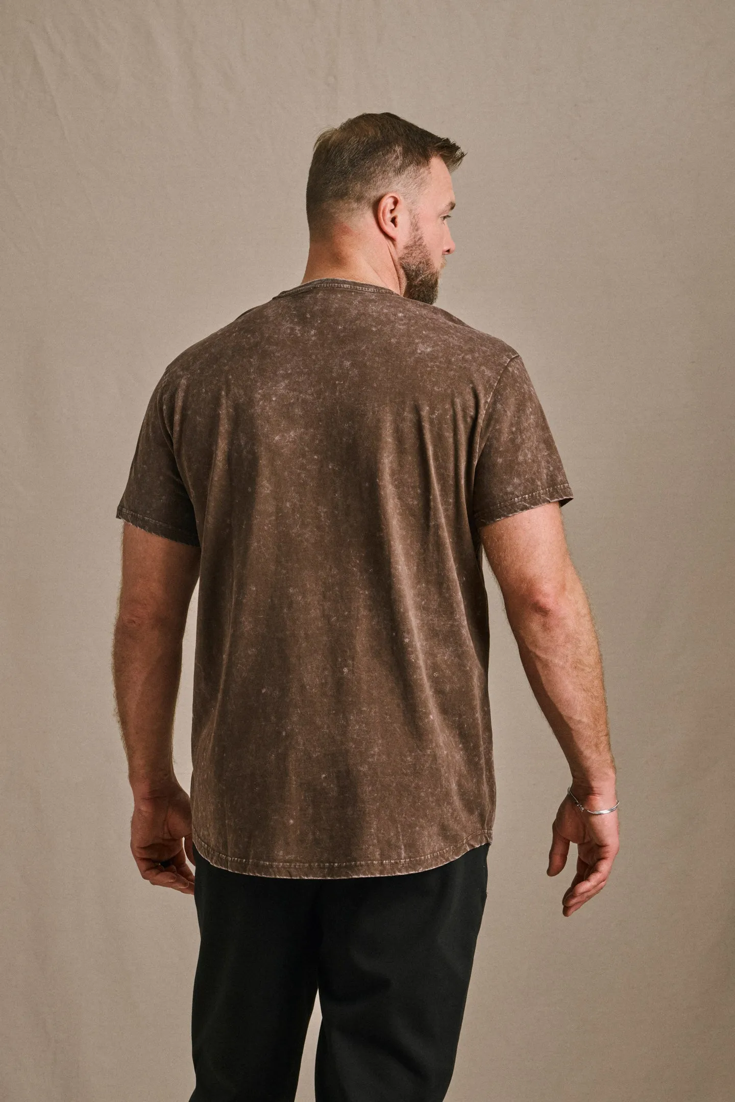 Stone Wash Tee - Coffee Marble sold by One Bone product image thumbnail 4