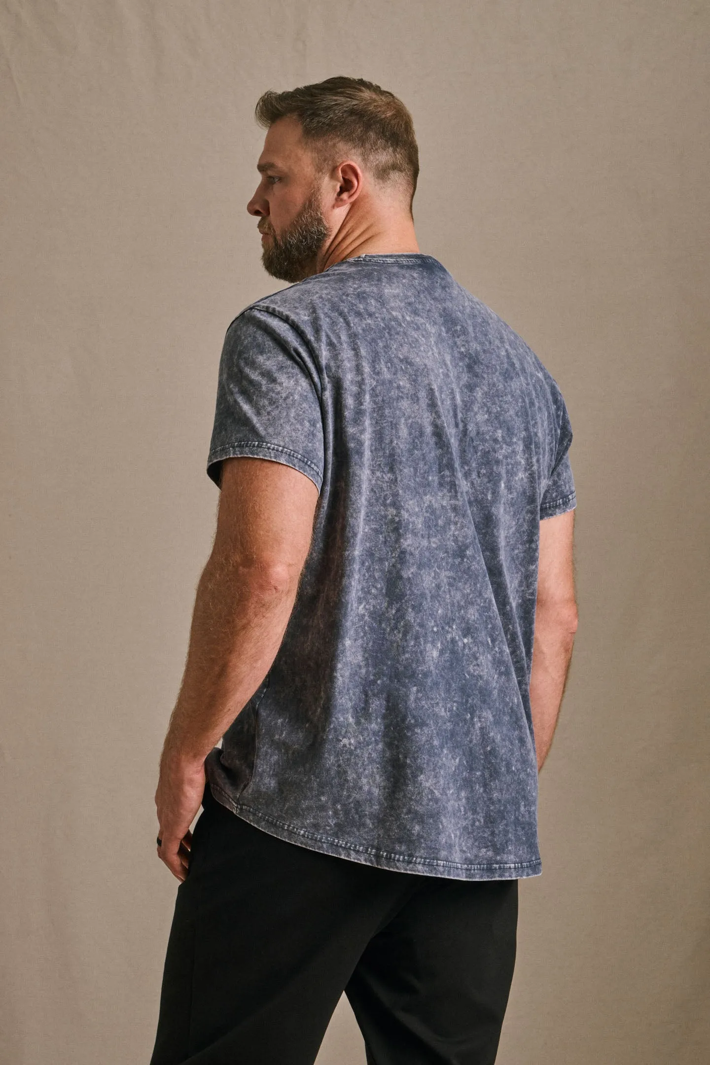 Stone Wash Tee - Navy Marble sold by One Bone product image thumbnail 4
