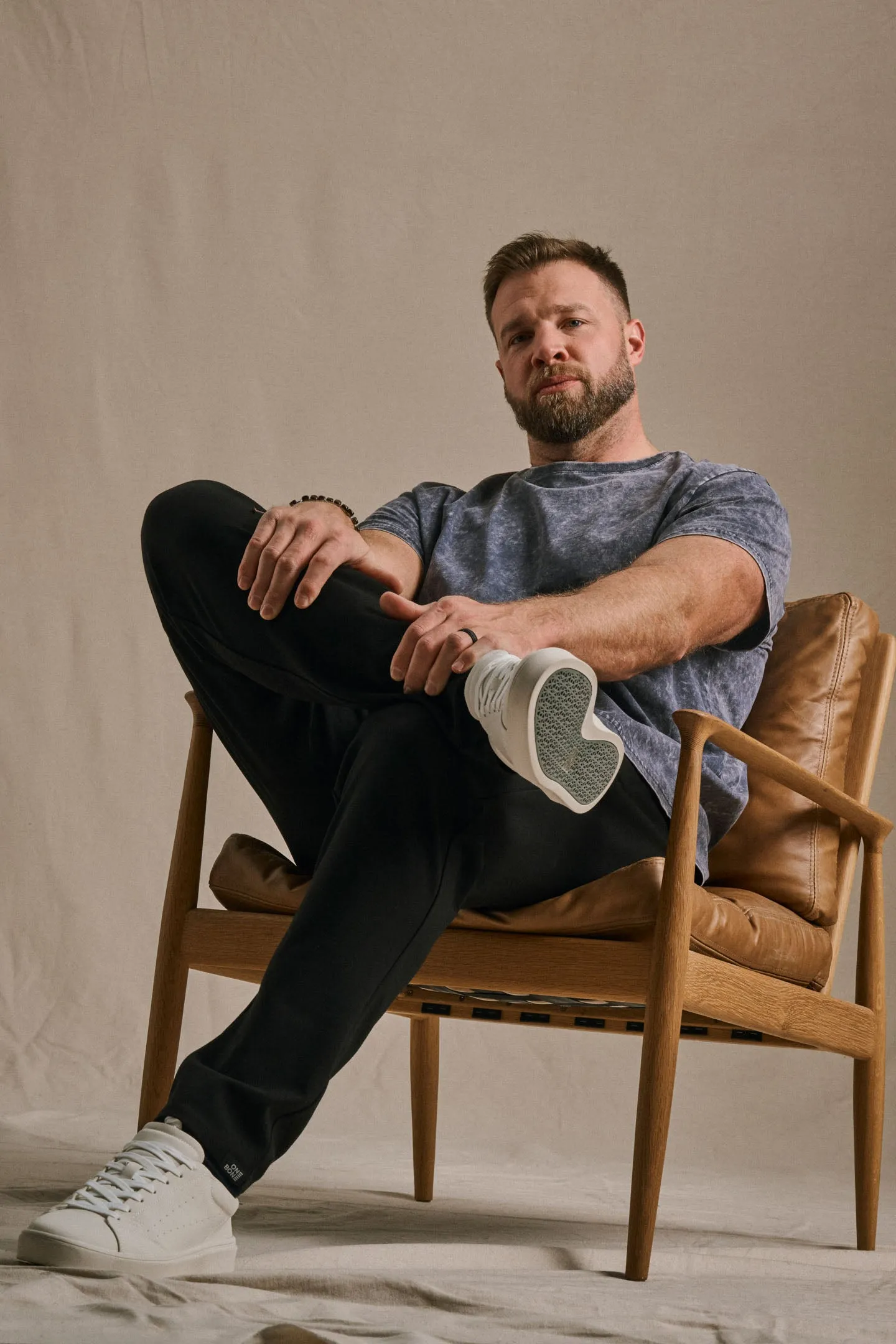 Stone Wash Tee - Navy Marble sold by One Bone product image thumbnail 2
