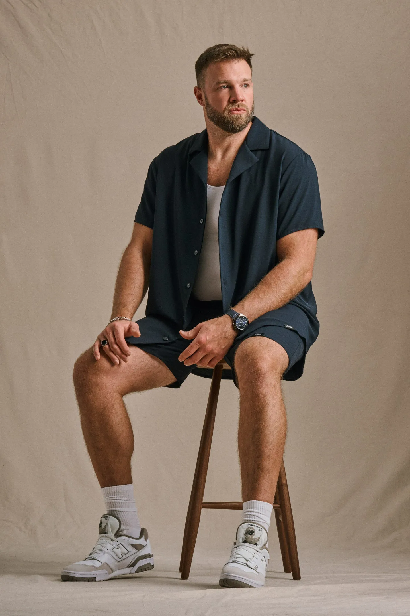 Airflow Yacht Shirt - Navy sold by One Bone product image thumbnail 2