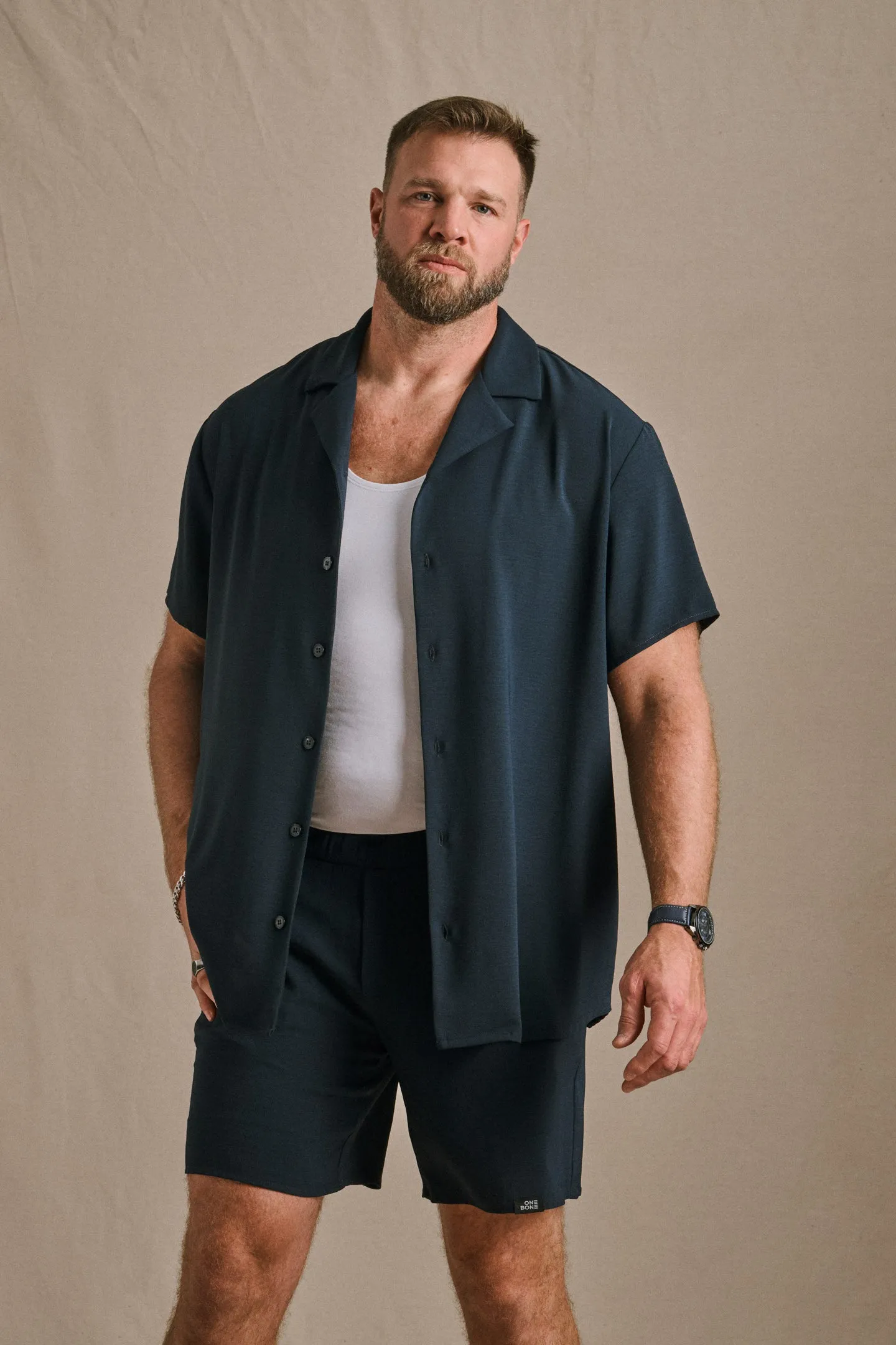 Airflow Yacht Shirt - Navy sold by One Bone