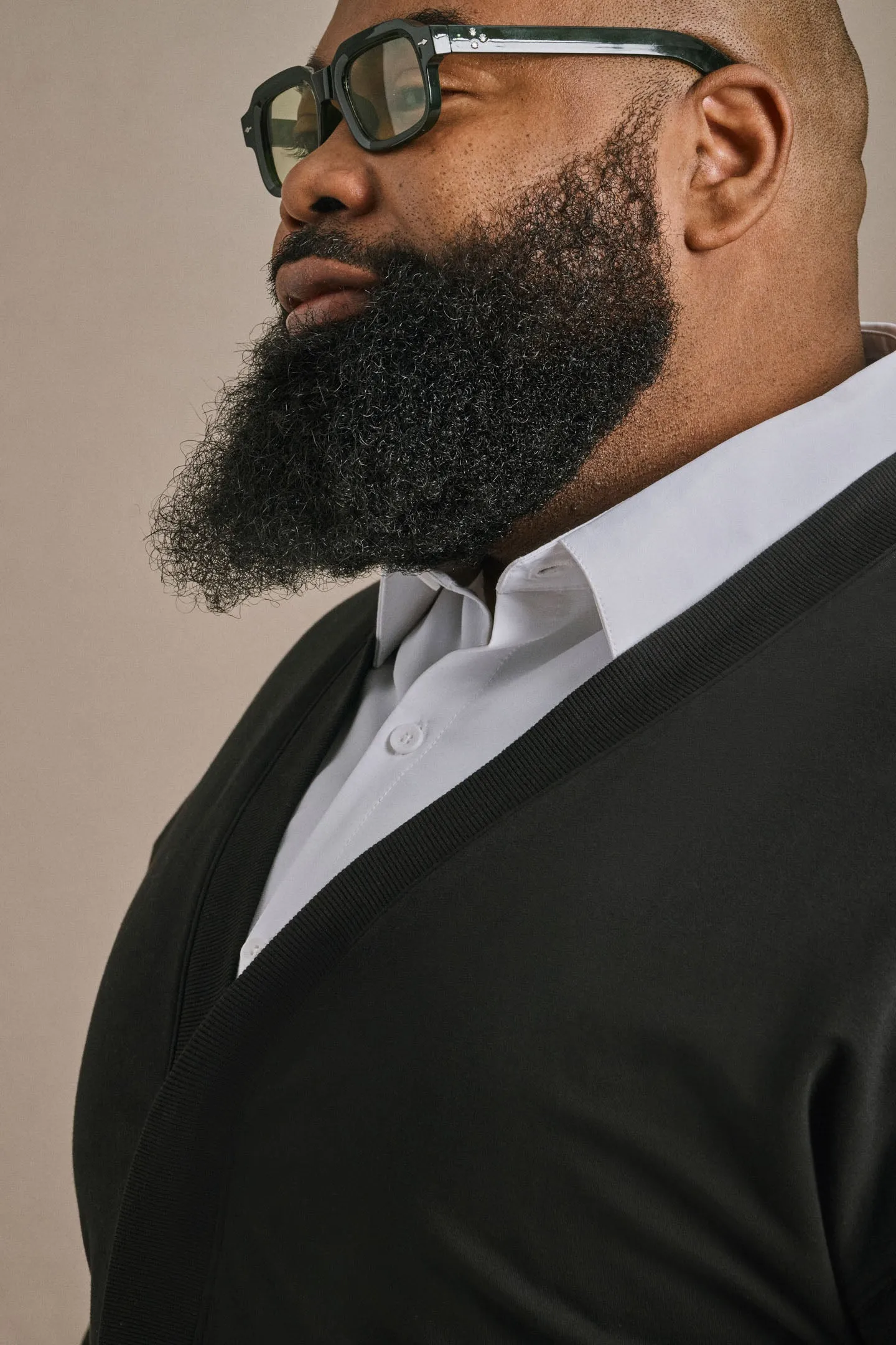 French Terry Cardigan - Black sold by One Bone product image thumbnail 5