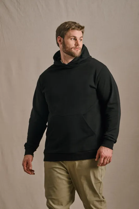 French Terry Hoodie - Black made by One Bone